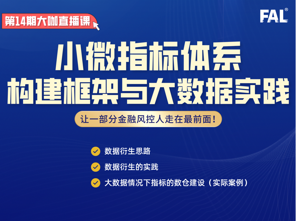 第14期-小微指标体系构建框架与大数据实践